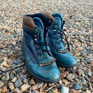 Leather Antique Boots Size 6.5